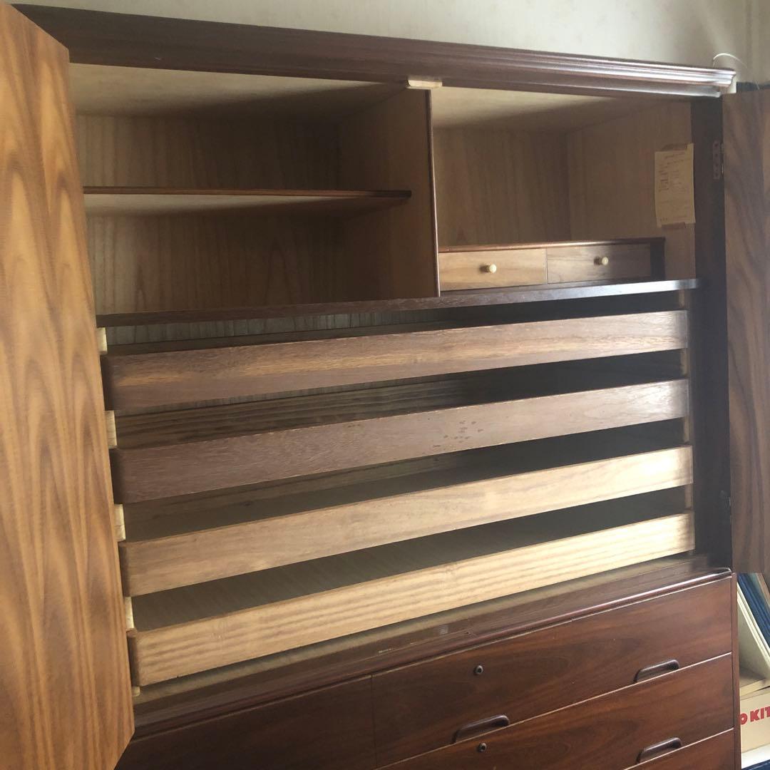 府中家具 マルケイ木工 高級家具 婚礼家具 桐箪笥タンス 着物入 昭和レトロ
