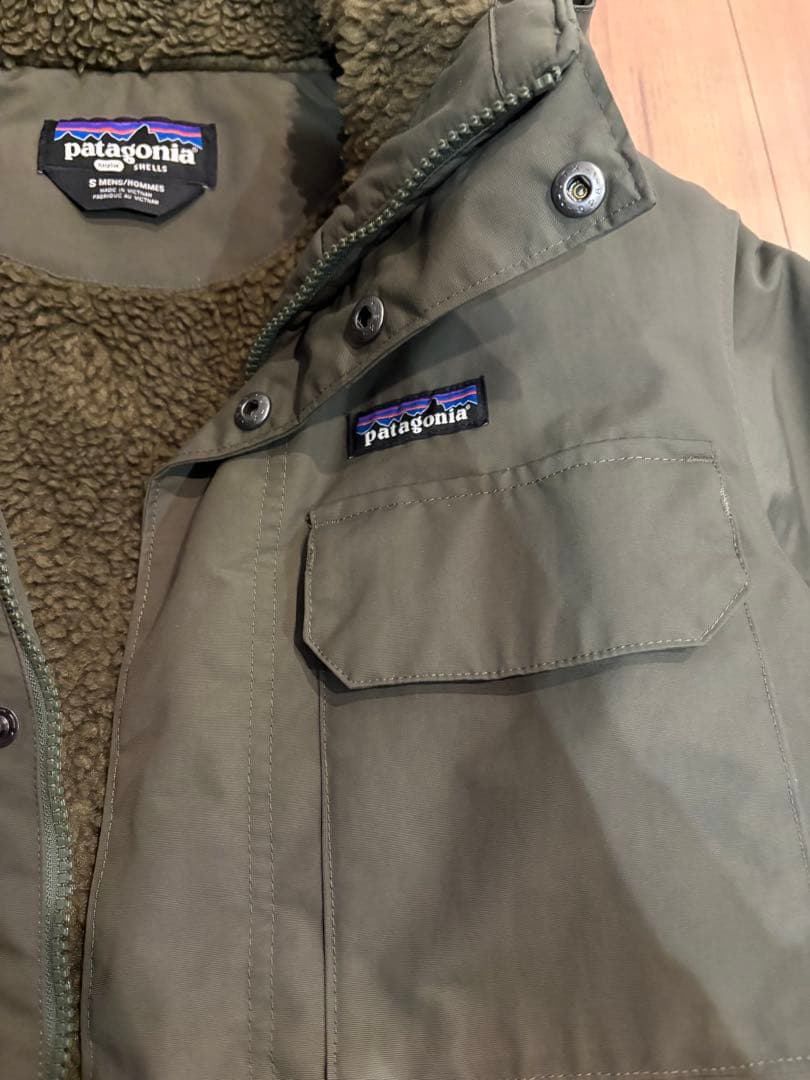 美品Patagonia パタゴニア　イスマスパーカー　メンズS オリーブグリーン