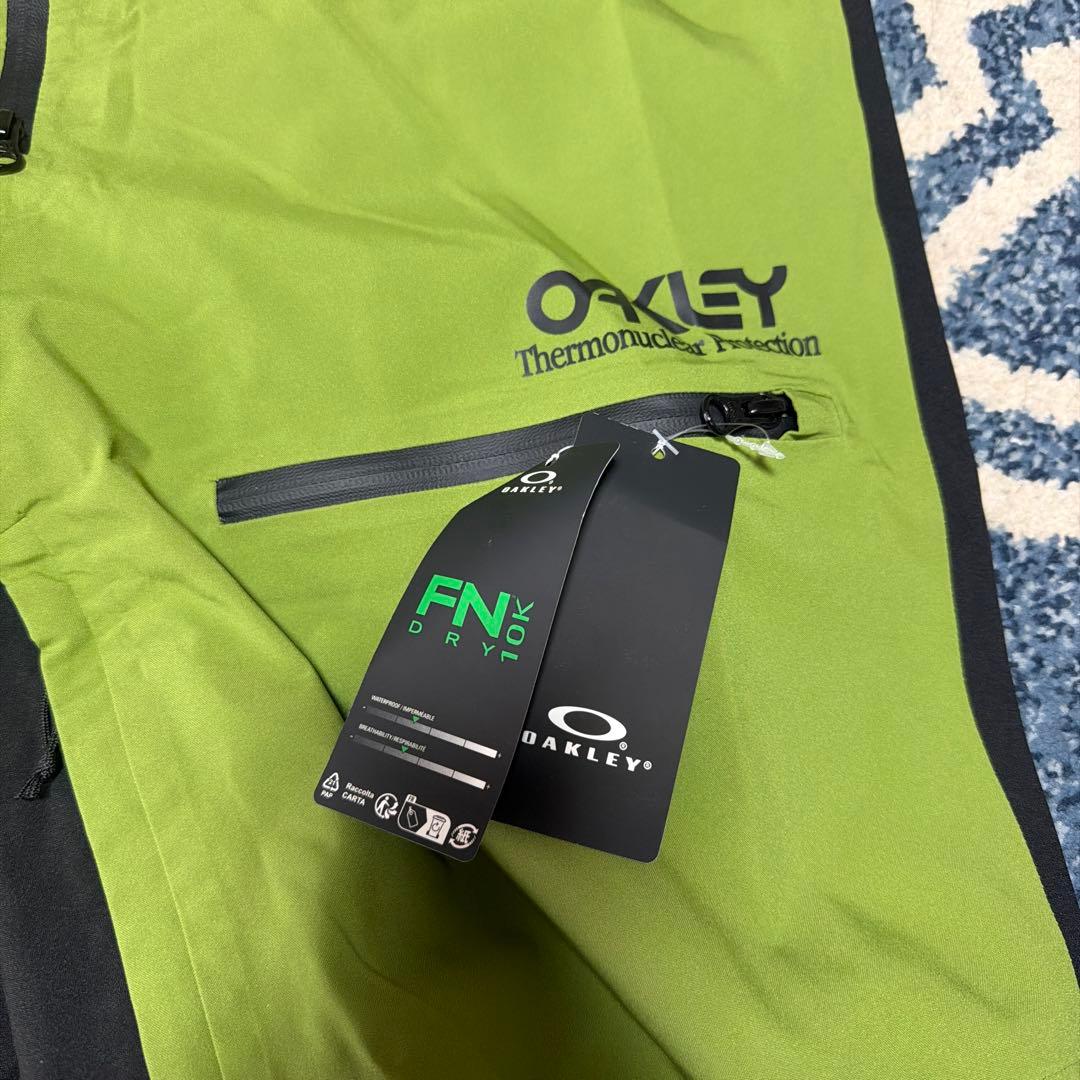 OAKLEY スノーボードウェア 上下セットグリーン/ブラック