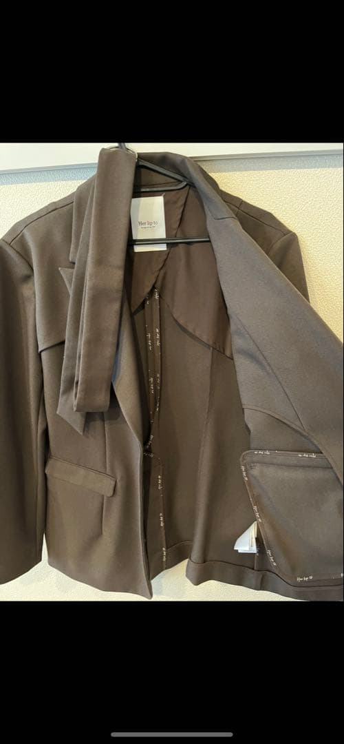 ジャケット・アウター herlipto Cordelle Belted Twill Blaz