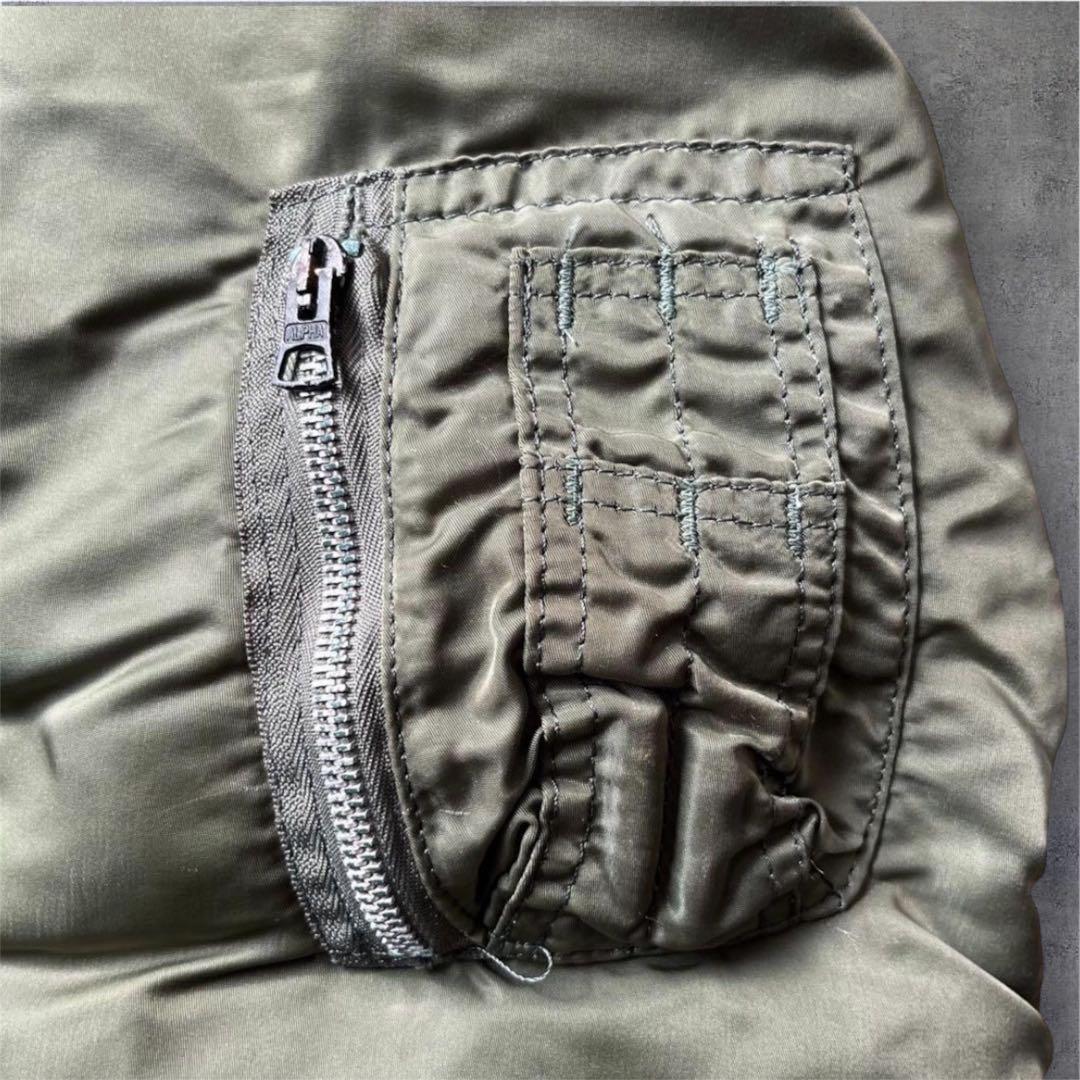 USA製 70s Alpha ma-1 flight jacket