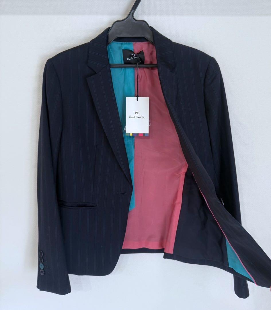 新品タグ付き　PS Paul Smith スーツ　セットアップ　ネイビー