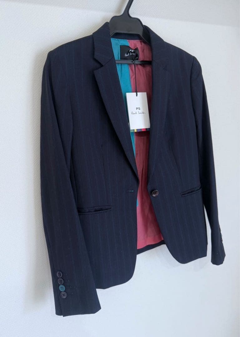 新品タグ付き　PS Paul Smith スーツ　セットアップ　ネイビー