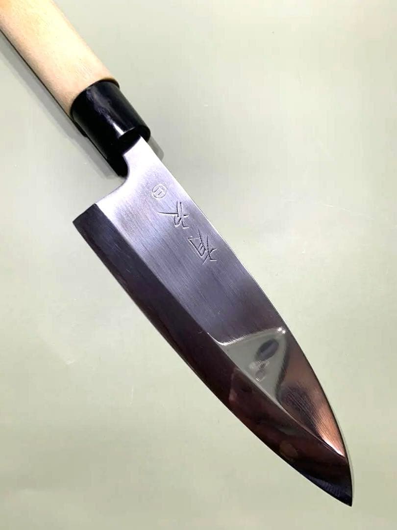 有次　出刃包丁　仁　刃渡り15.5cm