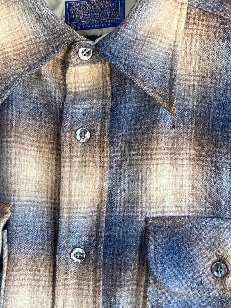 Pendleton チェック柄ネルシャツ M