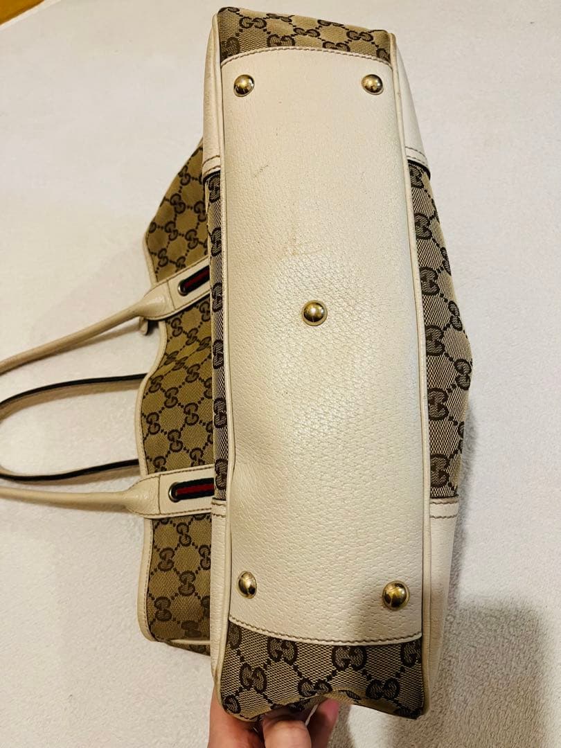 GUCCI キャンバス　プリンシー　トートバッグ