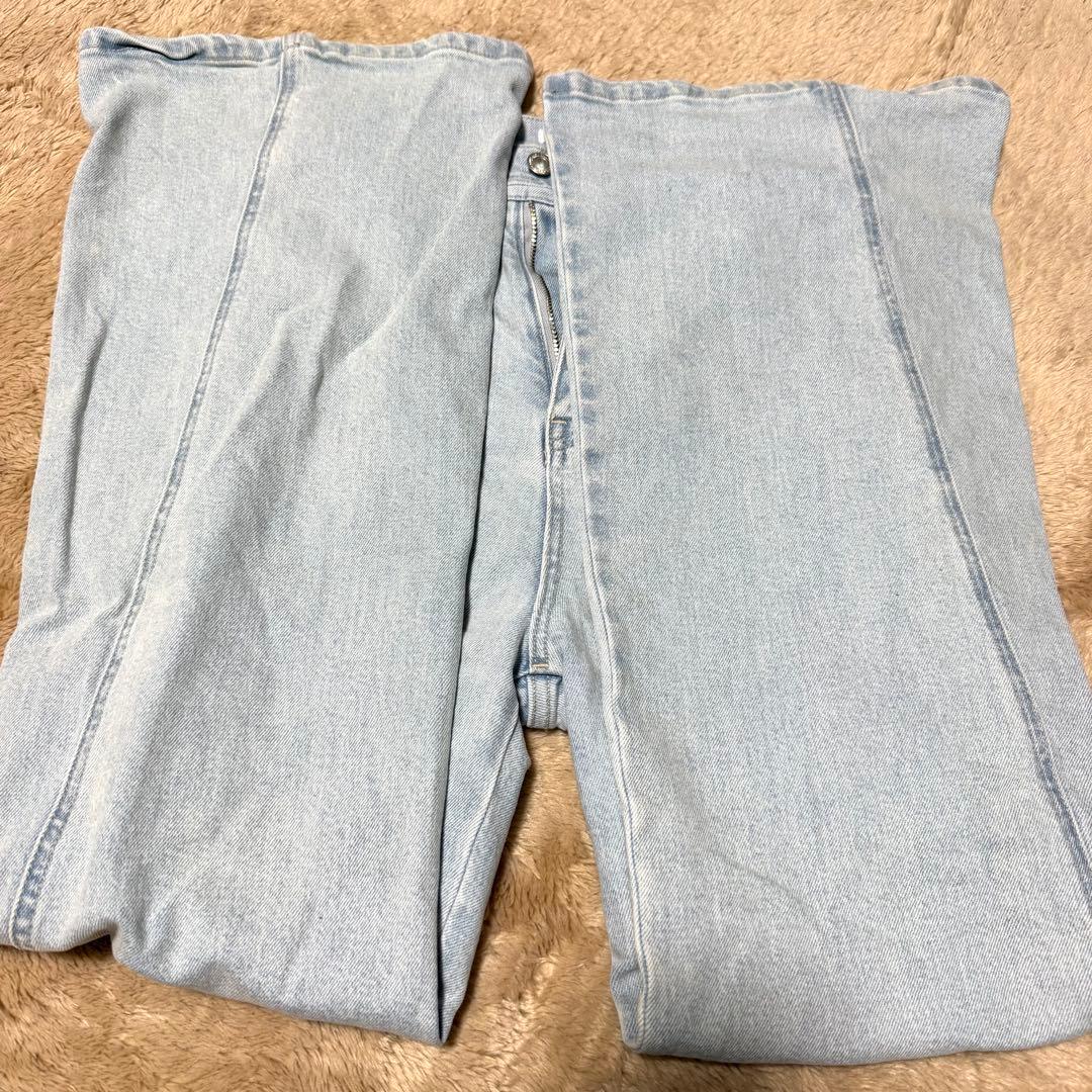 あずさ SNIDEL Sustainableストレッチフレアデニムパンツ0