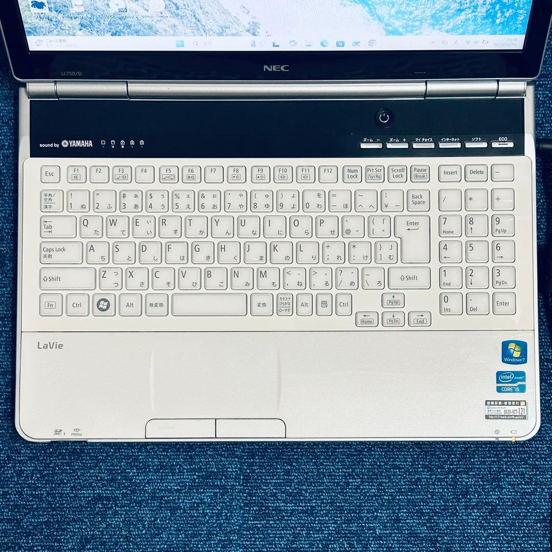 高速！ i5✨メモリ8GB✨SSD✨ブルーレイ✨ヤマハ✨NEC LL750D