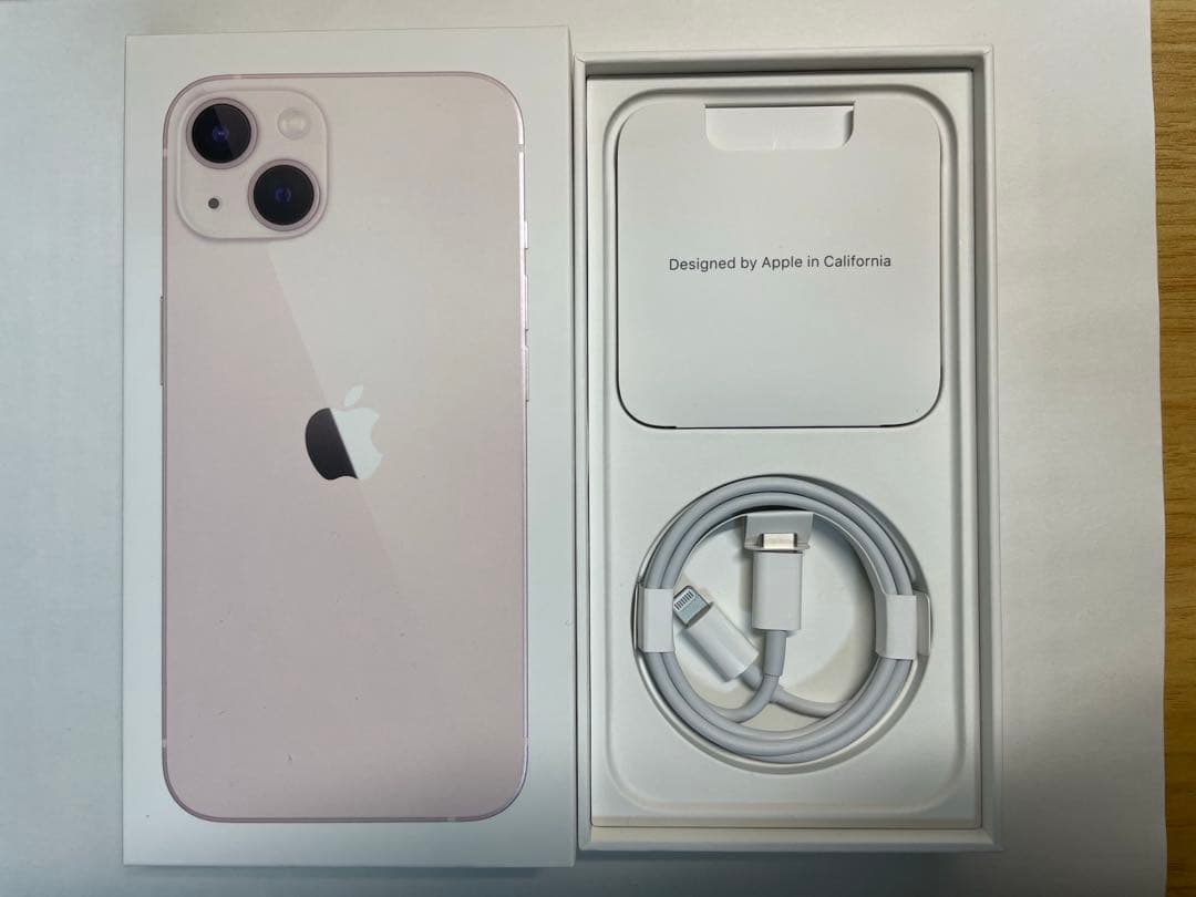 iPhone13 本体 ピンク SIMフリー 128GB付属品　【Lia】