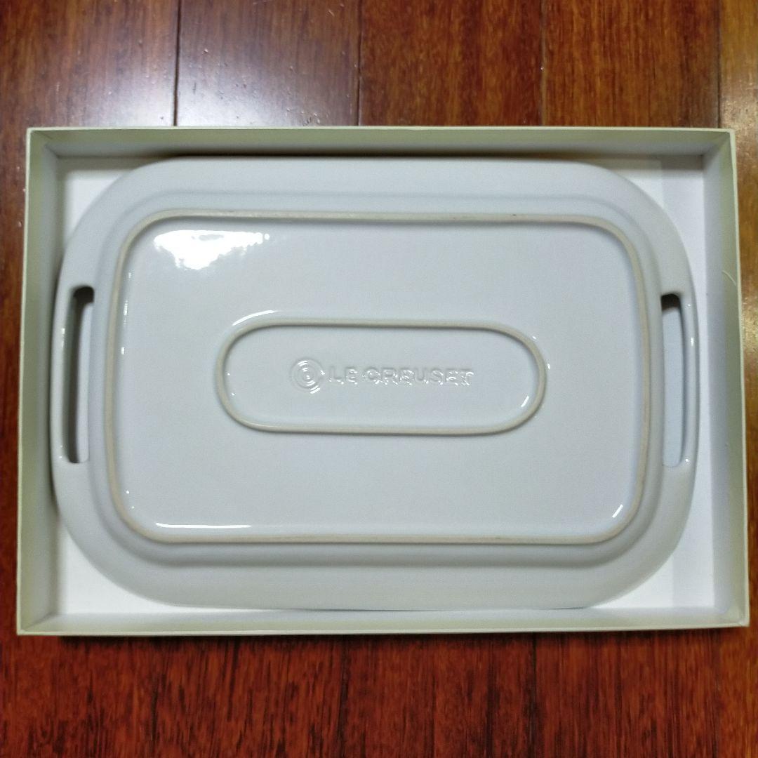未使用 ル・クルーゼ LE CREUSET スモール サービング プラター 白