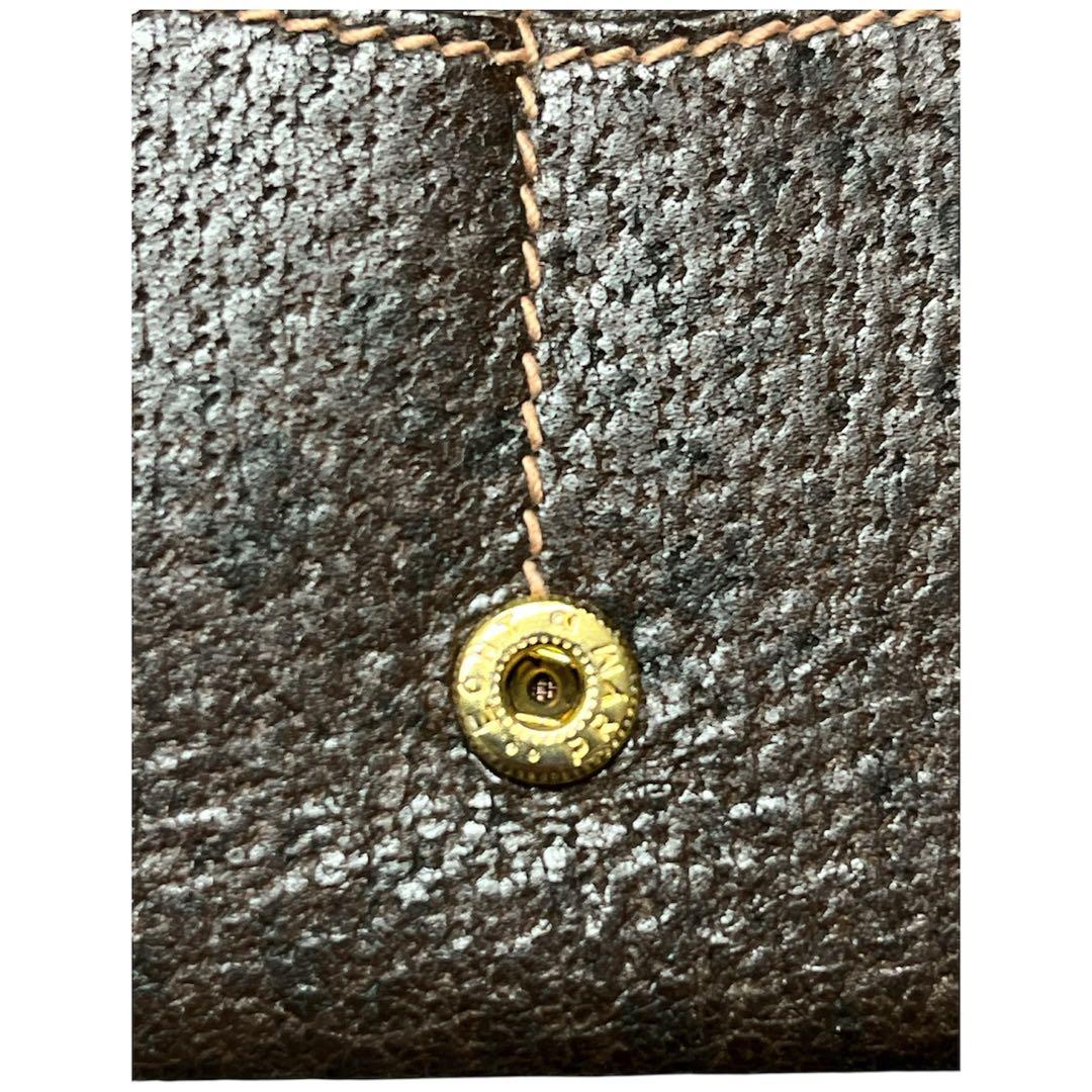 オールドグッチ GUCCI ヴィンテージ 長財布 GGスプリーム PVC×レザー