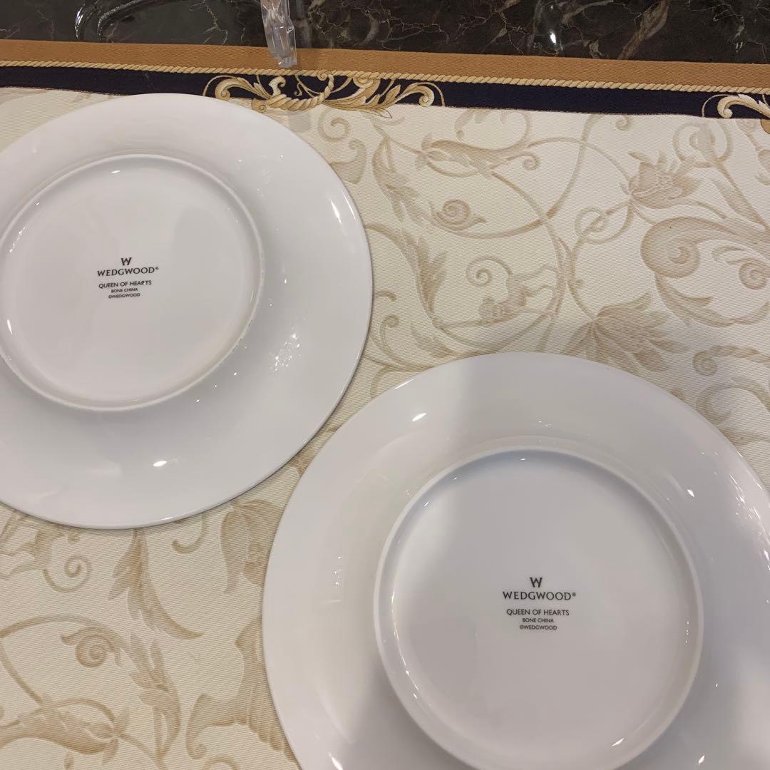 ウェッジウッド ハーレクイン　クイーンオブハート　18cmケーキプレート 2枚