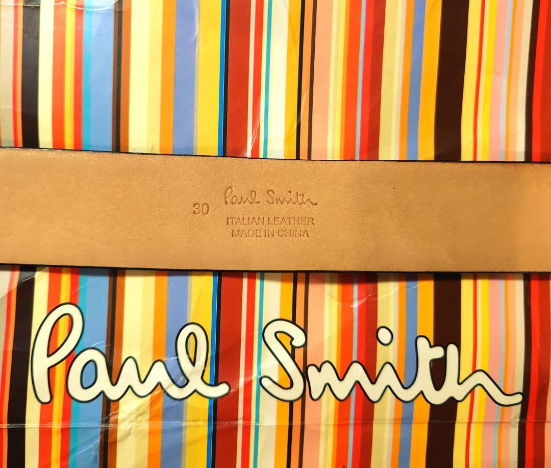 Paul Smith シグネチャーストライプ ループ ベルト