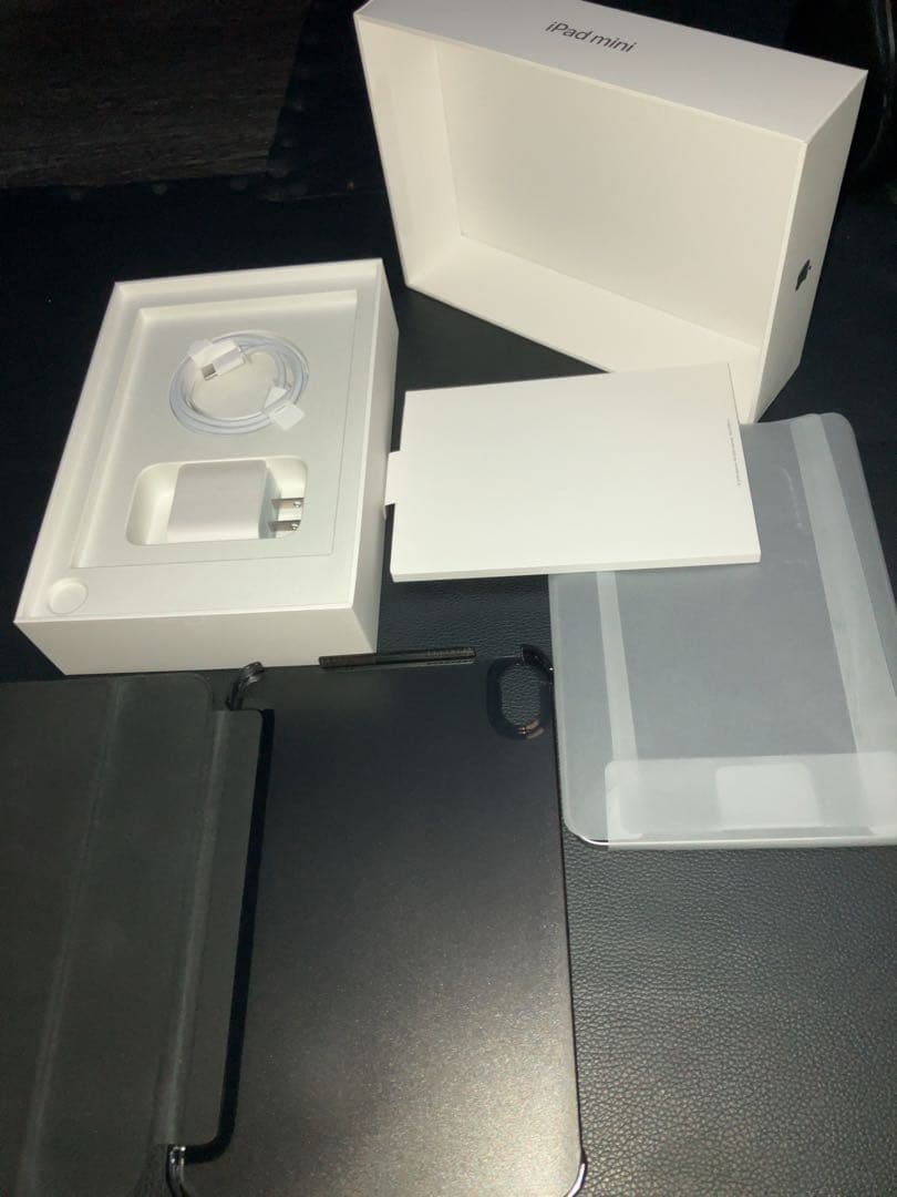 最新 iPad mini 7 A17 Pro 美品 充電器未使用 箱 ケース付き