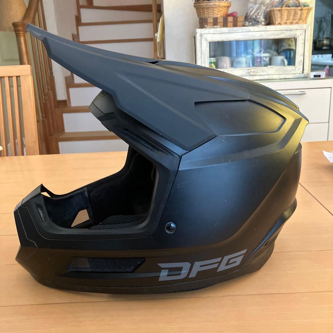 DFG ACE フルフェイスヘルメット ブラック　ツヤなし　Sサイズ