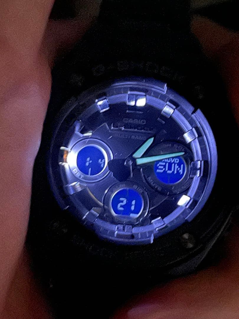 G-SHOCKブラックメタルバンド腕時計電波ソーラーGST-W300 G