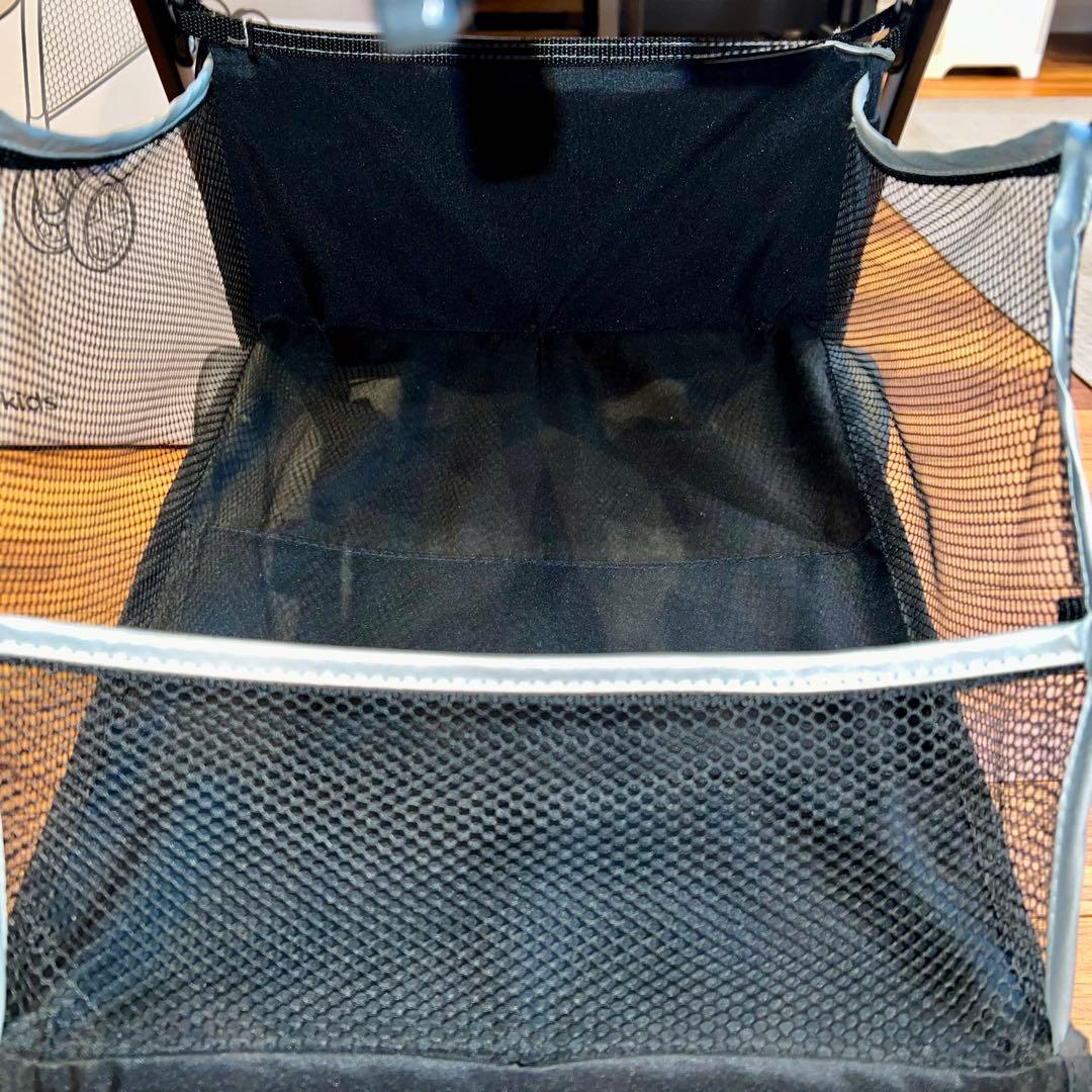 美品 Joie ベビーカー スマバギ エクリプス ネイビー フットマフ フック付