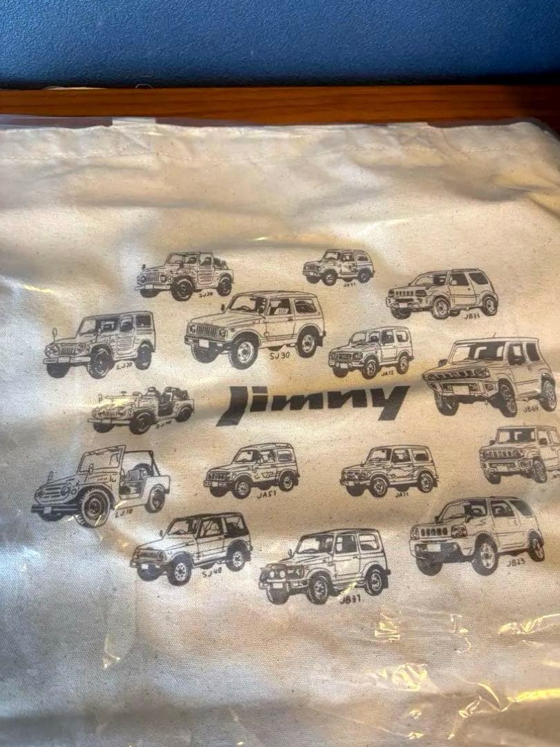 【限定品新品】ジムニー シエラ型ティッシュケース ブルーメタリック トート付