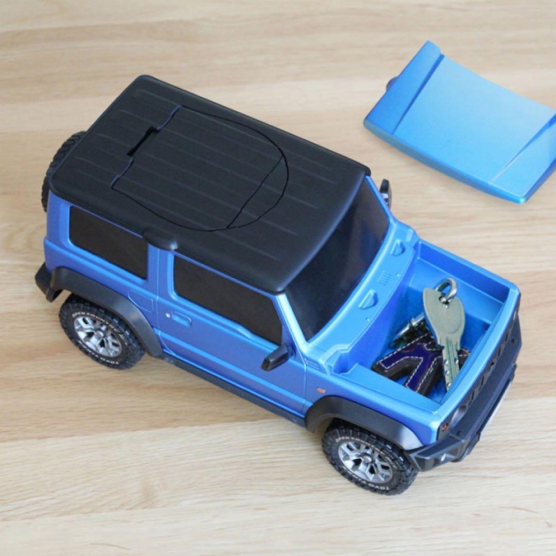 【限定品新品】ジムニー シエラ型ティッシュケース ブルーメタリック トート付