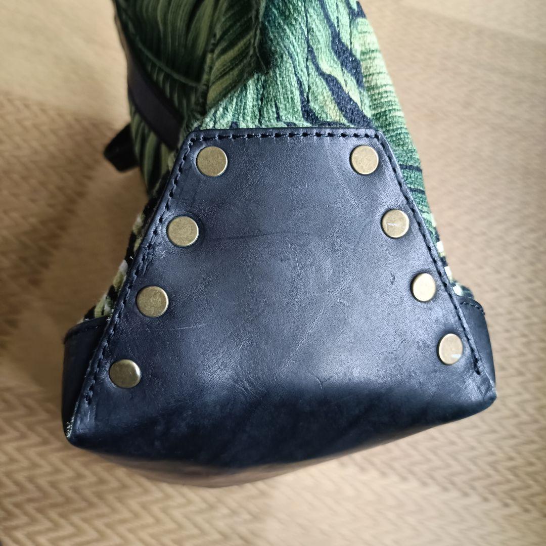 SCHOTT BROS. 本革 レザートートバッグ パームリーフ
