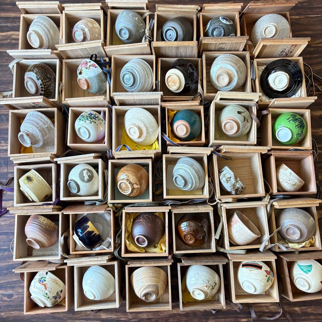 茶碗 抹茶碗 36点 茶道具 色絵 いろいろ まとめて