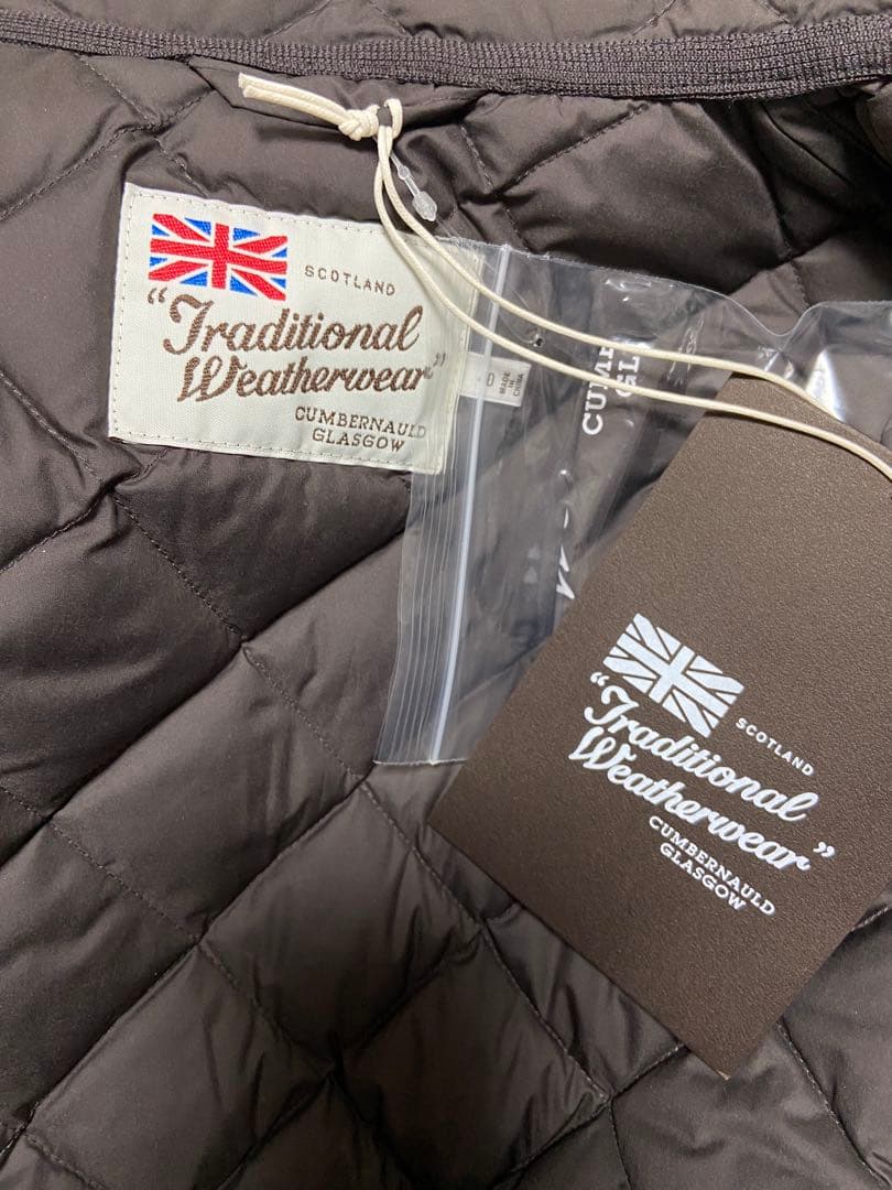 未使用Traditional Weatherwearダウンキルティングジャケット