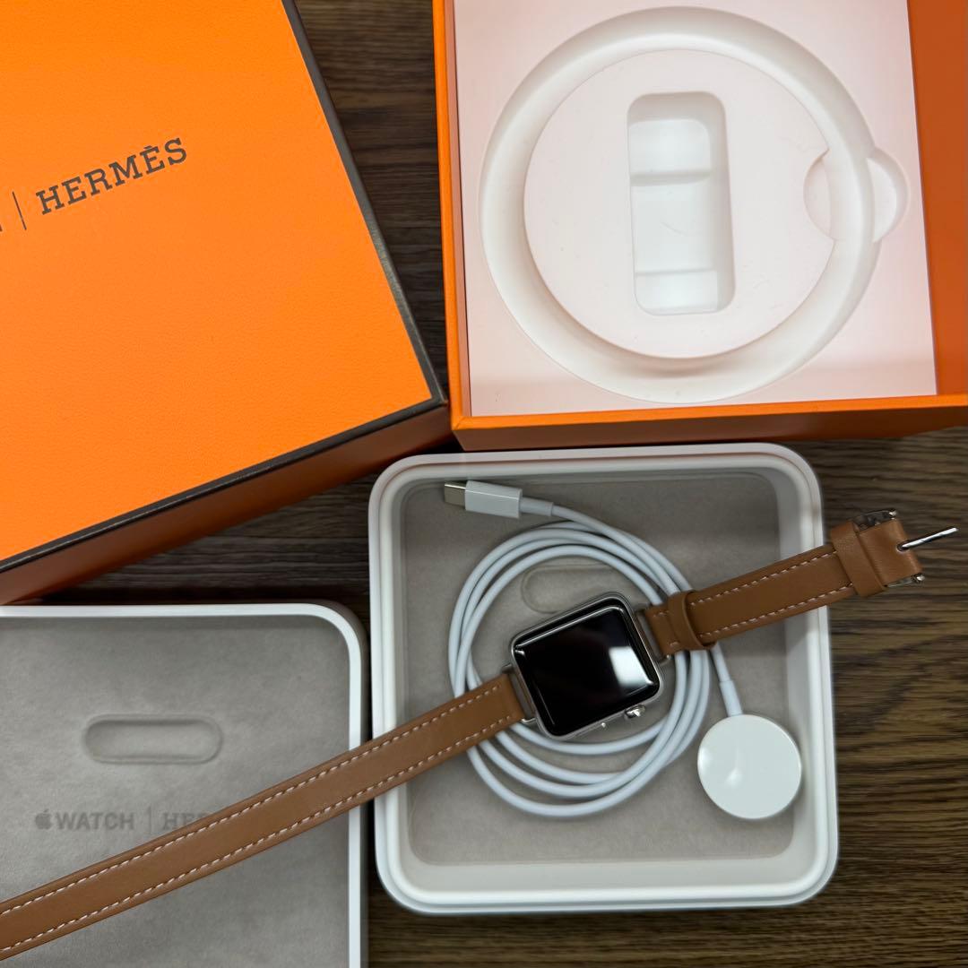ここ&りみ　2386 ほぼ未使用　Apple Watch エルメス