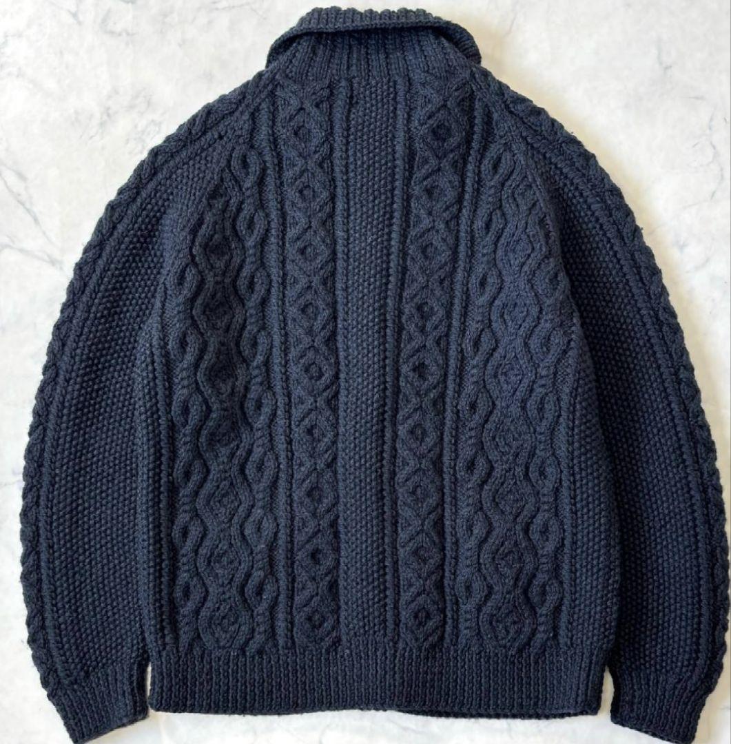 INVERALLAN 3A カーディガン サイズ38 緑タグ スコットランド製