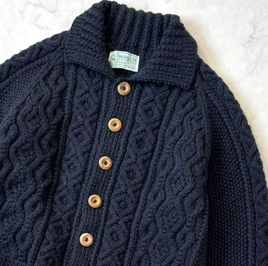 INVERALLAN 3A カーディガン サイズ38 緑タグ スコットランド製