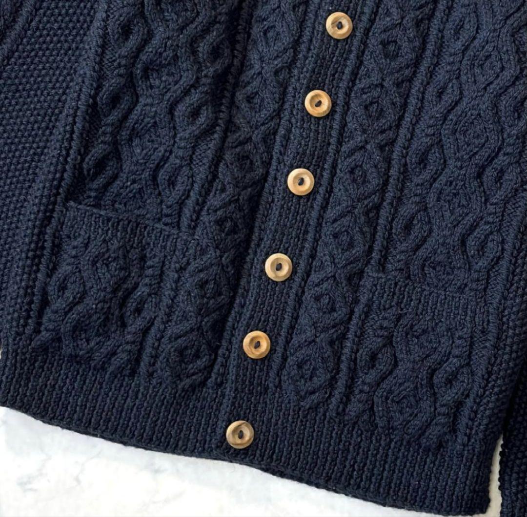 INVERALLAN 3A カーディガン サイズ38 緑タグ スコットランド製