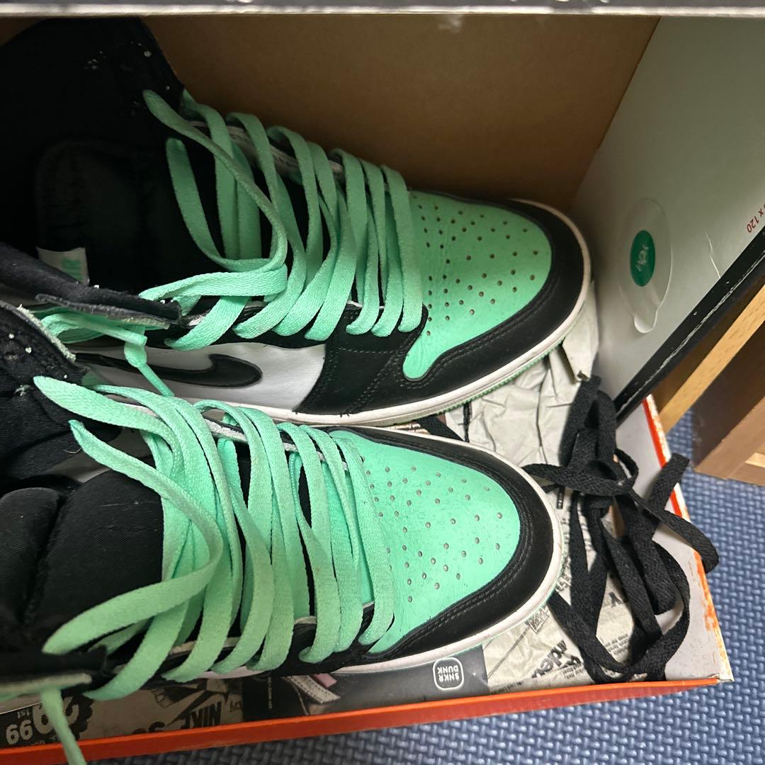 ジョーダン1グリーングロー