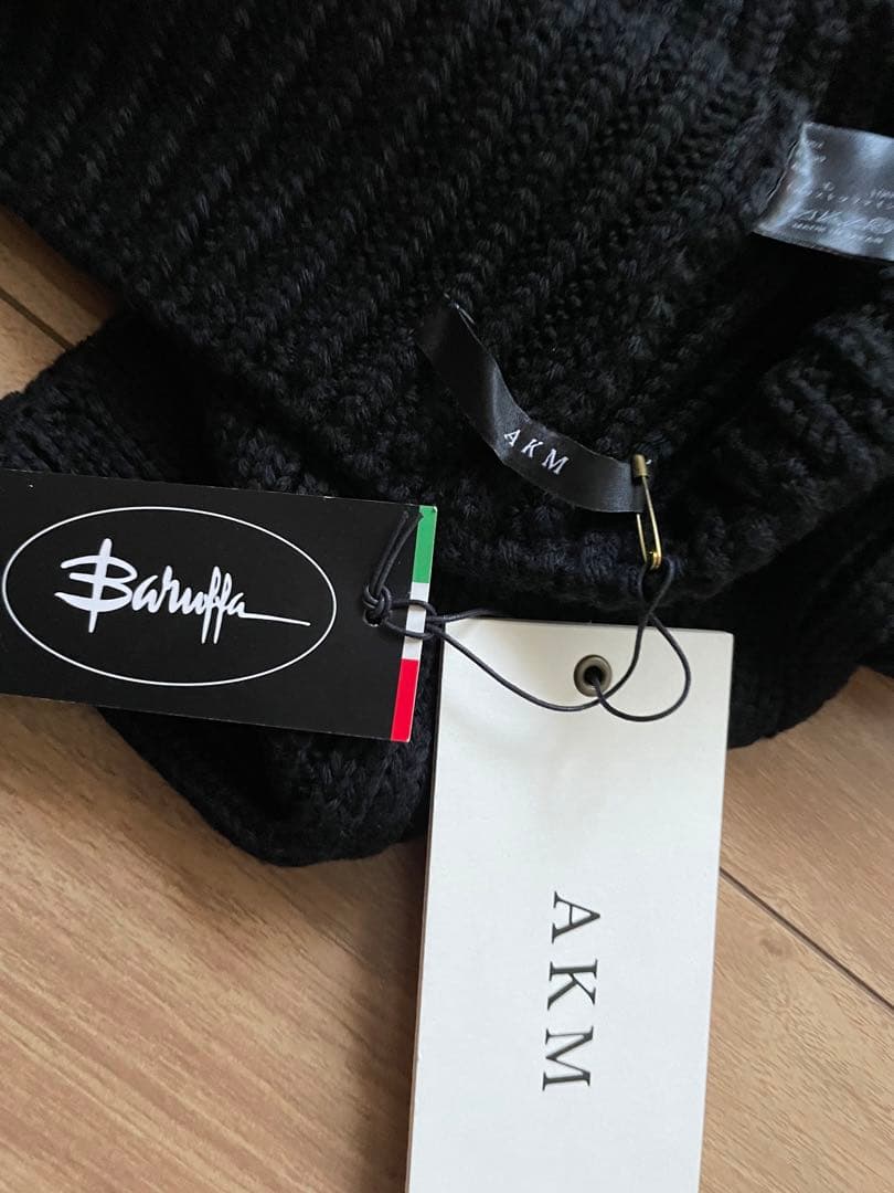 B00997 エイケイエムAKM エクストラファインウール　リブスヌード