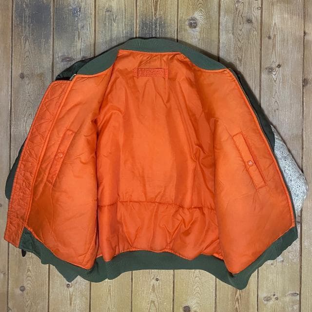 dawn リメイク 袖ニット切替 MA-1 フライトジャケット 再構築 カスタム