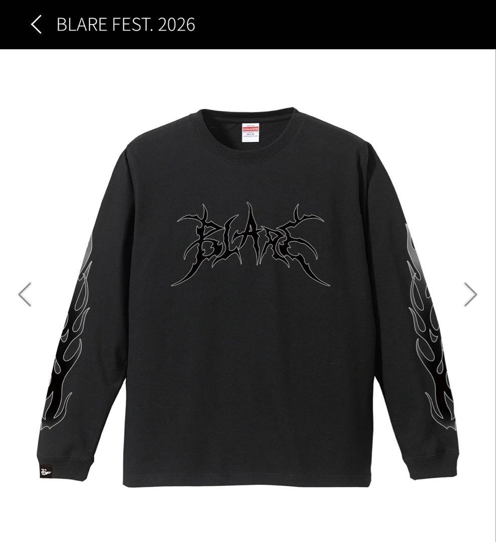BLARE FEST ブレアフェス 2026 ロンT XLサイズ