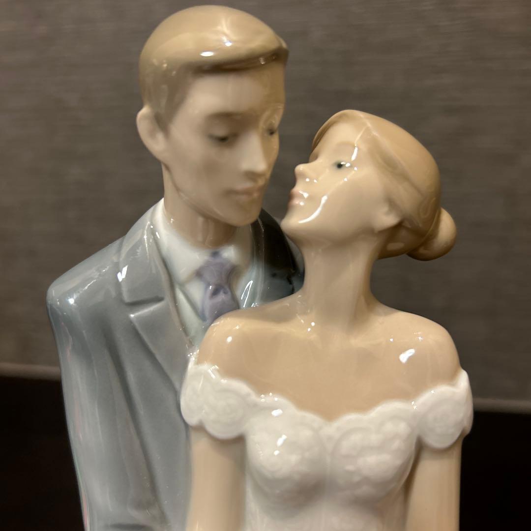 【極美品】NAO リヤドロ「2人の絆」陶器人形