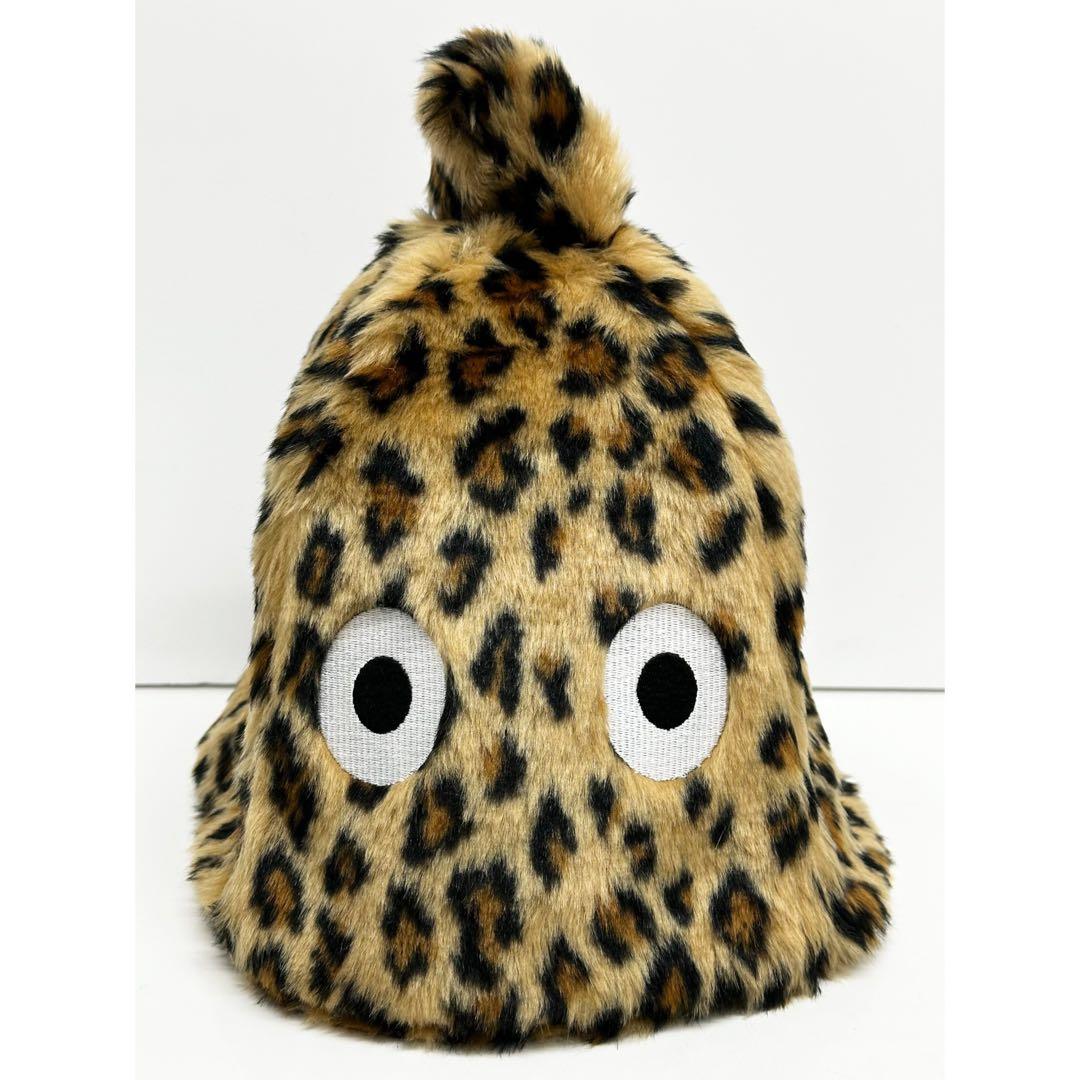 ベストサウナハット 実写版メッシュ君 豹柄 フェイクファー素材