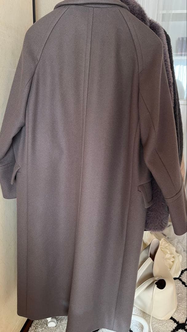 【定番ロングコート】HAMILTON AMBSWOOLダブルブレストロングコート