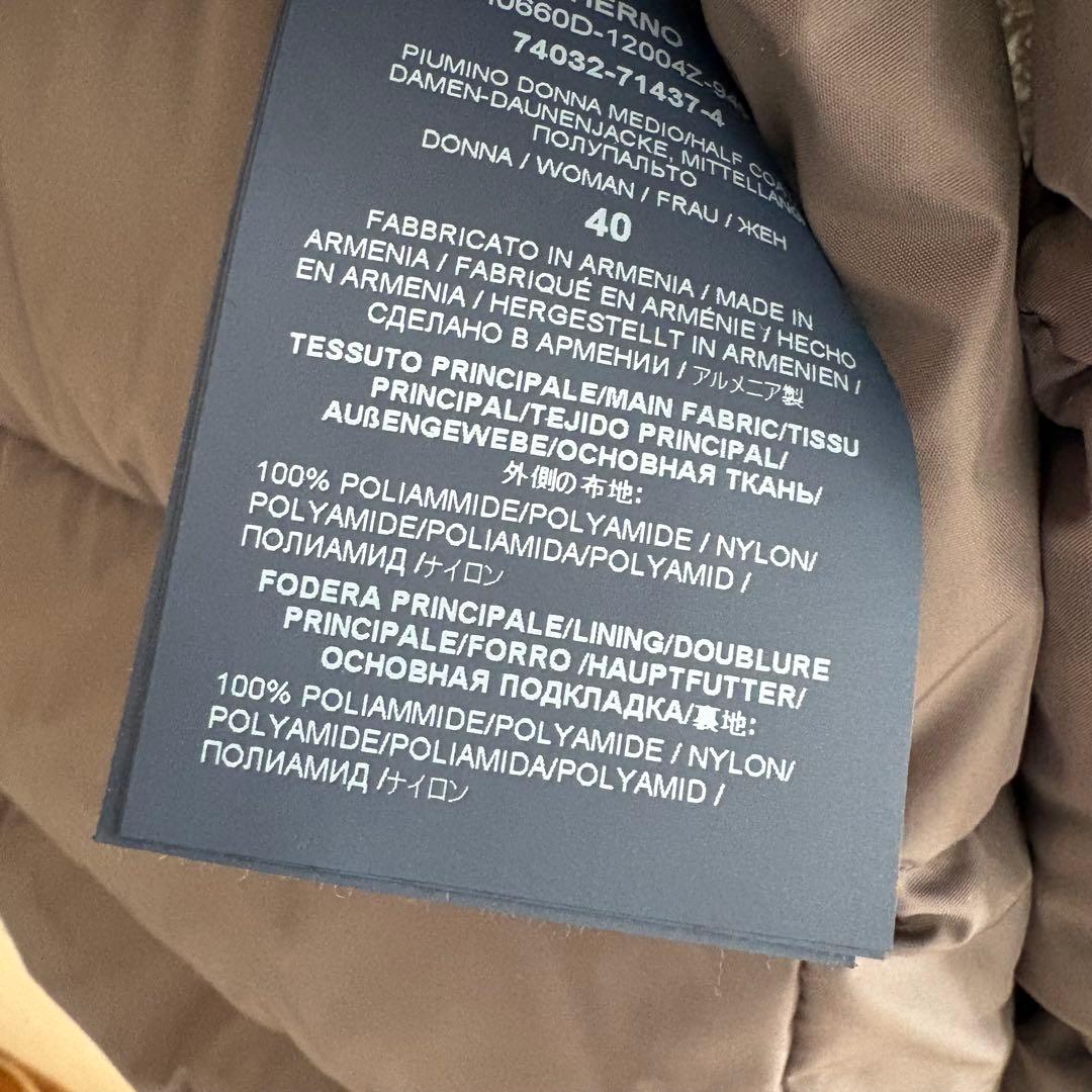 ヘルノ　ダウン　コート　アームウォーマー　ポーラテック　レディース