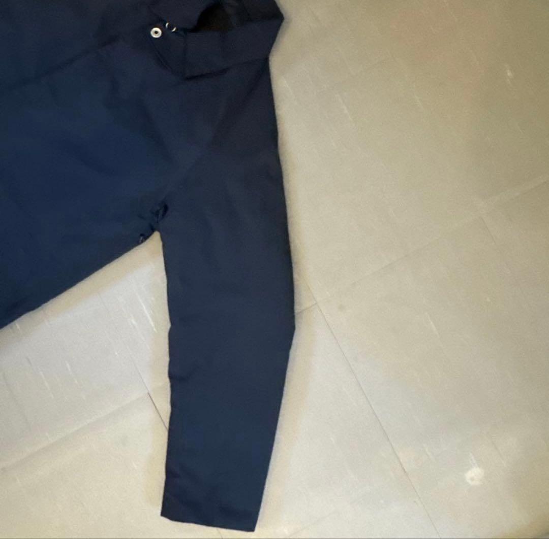 DESCENTE ステンカラーダウンコート ネイビー