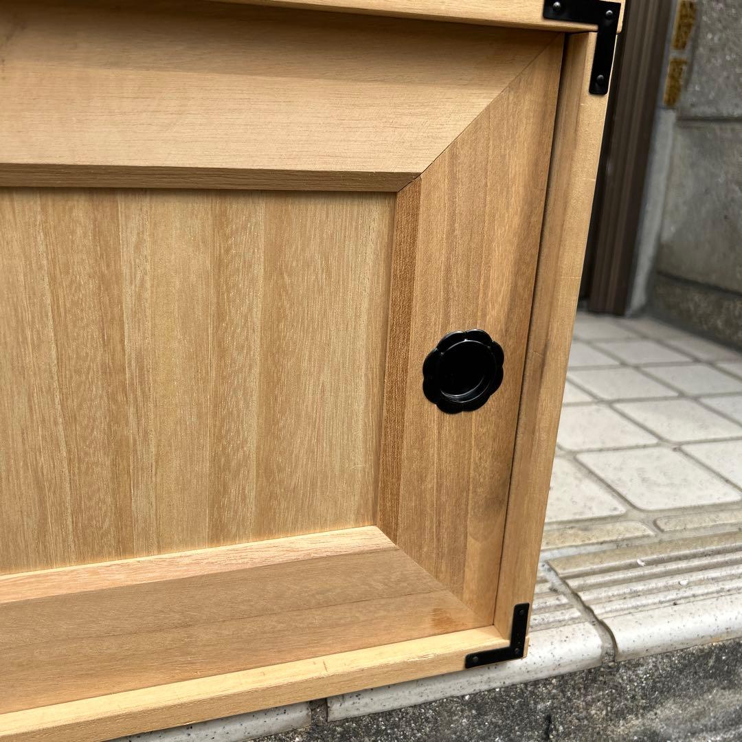 【レトロ】　桐箪笥　天然木　④