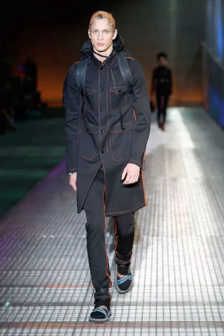 PRADA 17ss ステッチデニムコート