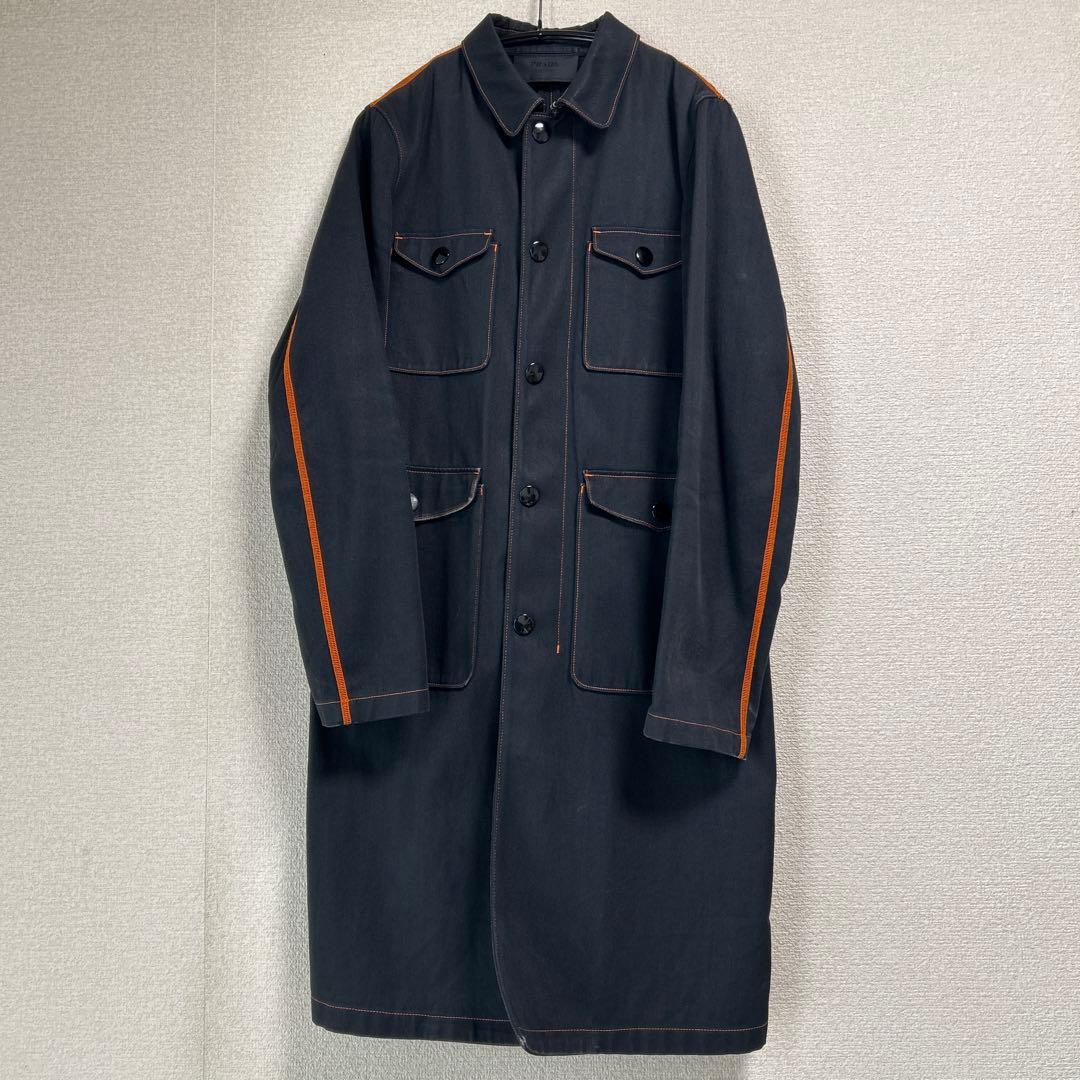 PRADA 17ss ステッチデニムコート