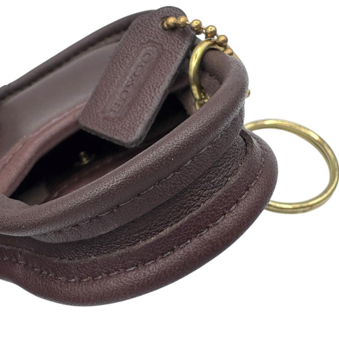 【幻の限定品】美品　オールドコーチ　ミニエルゴ　キーホルダー　レザー　ブラウン