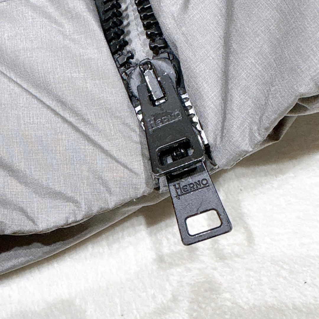ほぼ未使用✨　ヘルノ　ラミナー　ダウンジャケット　スタンドカラー　グレー　XXL