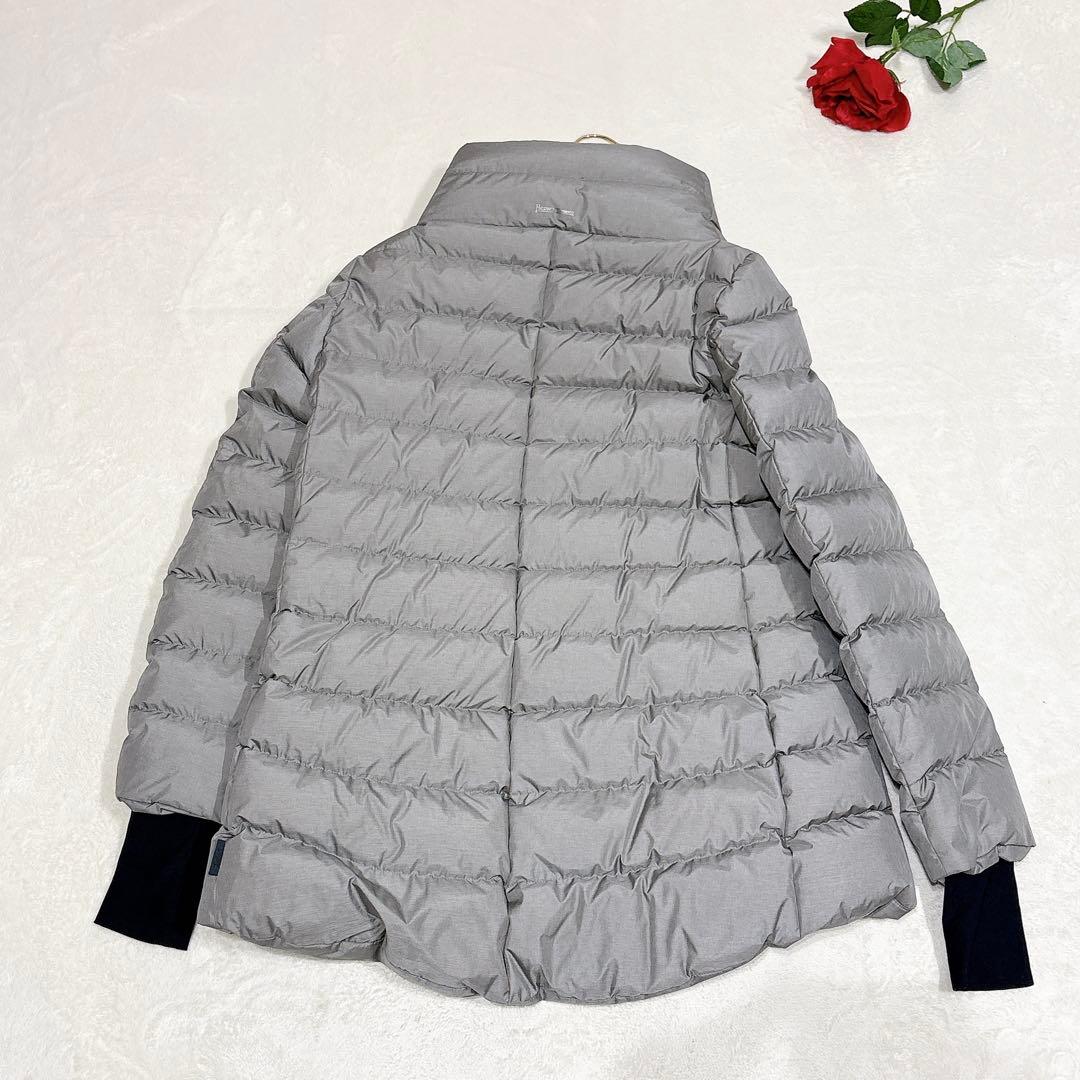 ほぼ未使用✨　ヘルノ　ラミナー　ダウンジャケット　スタンドカラー　グレー　XXL