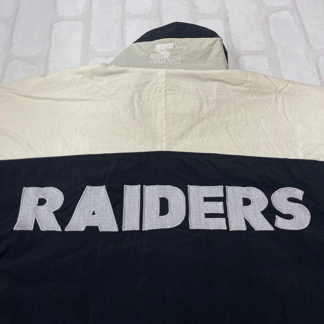 値下げ 90s レイダース RAIDERS スターター ロゴ 刺繍 ナイロンJK