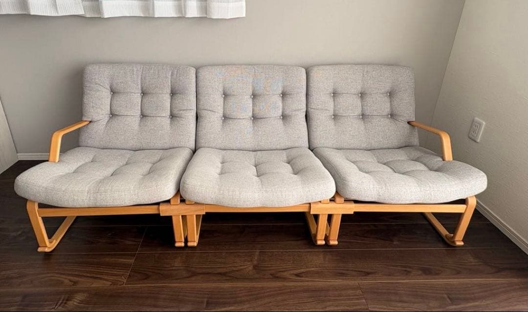 天童木工　ブルーノマットソン　ソファ　3人掛け