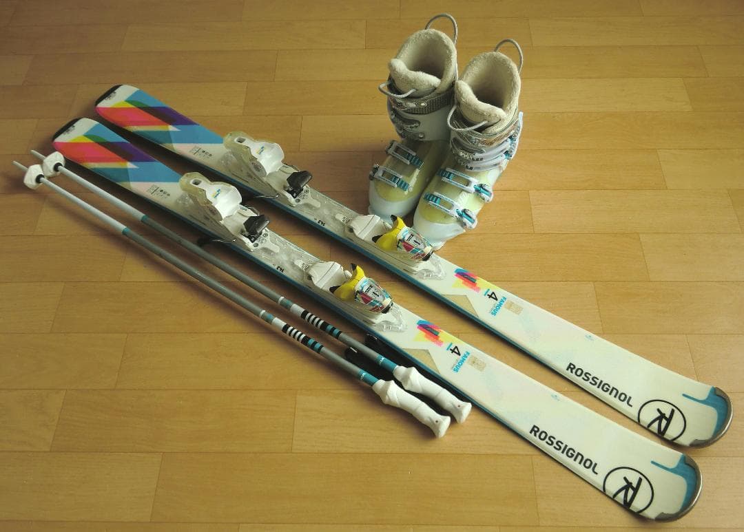 ■■1月限定■送料無料■女性用スキーセット■142/24-24.5■メンテ付■■