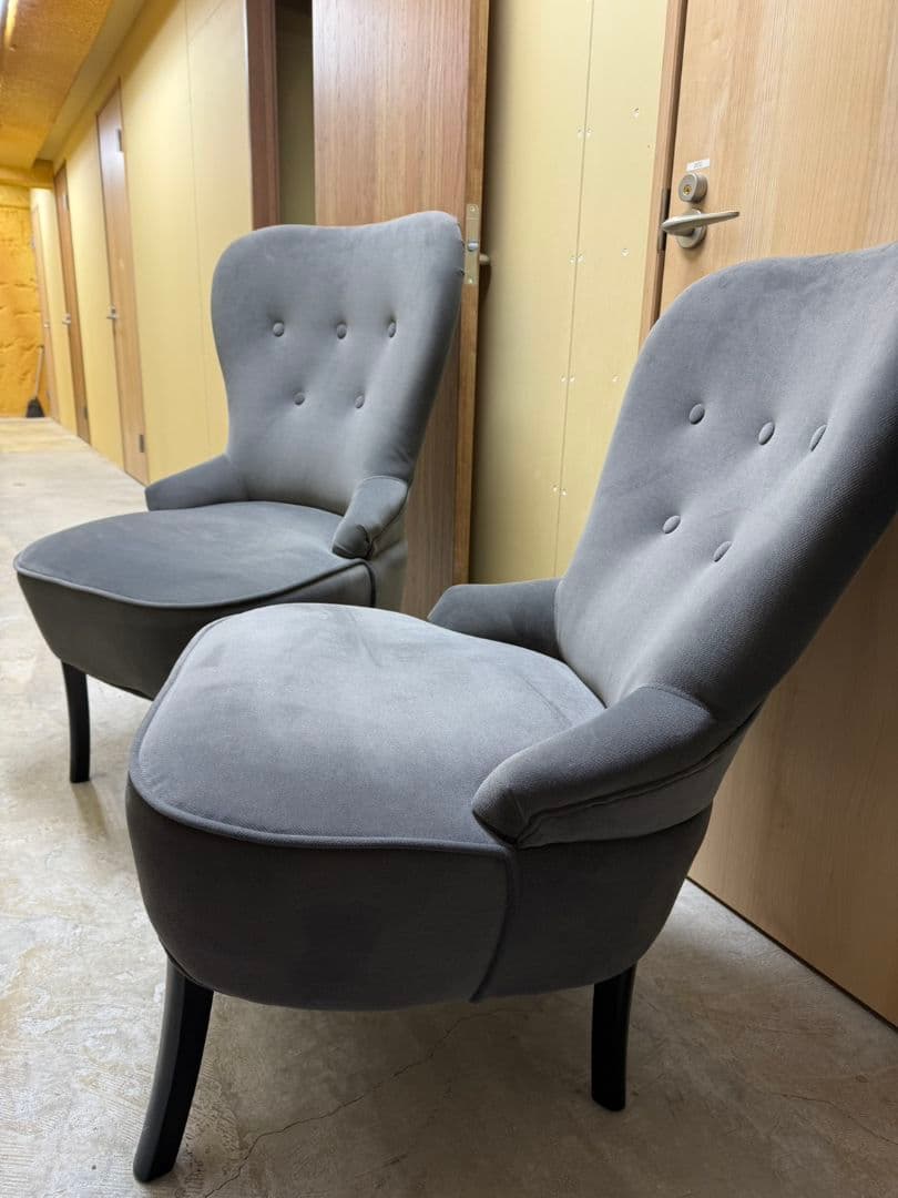 【関東圏限定】IKEA REMSTA 1人用ソファ2脚セット