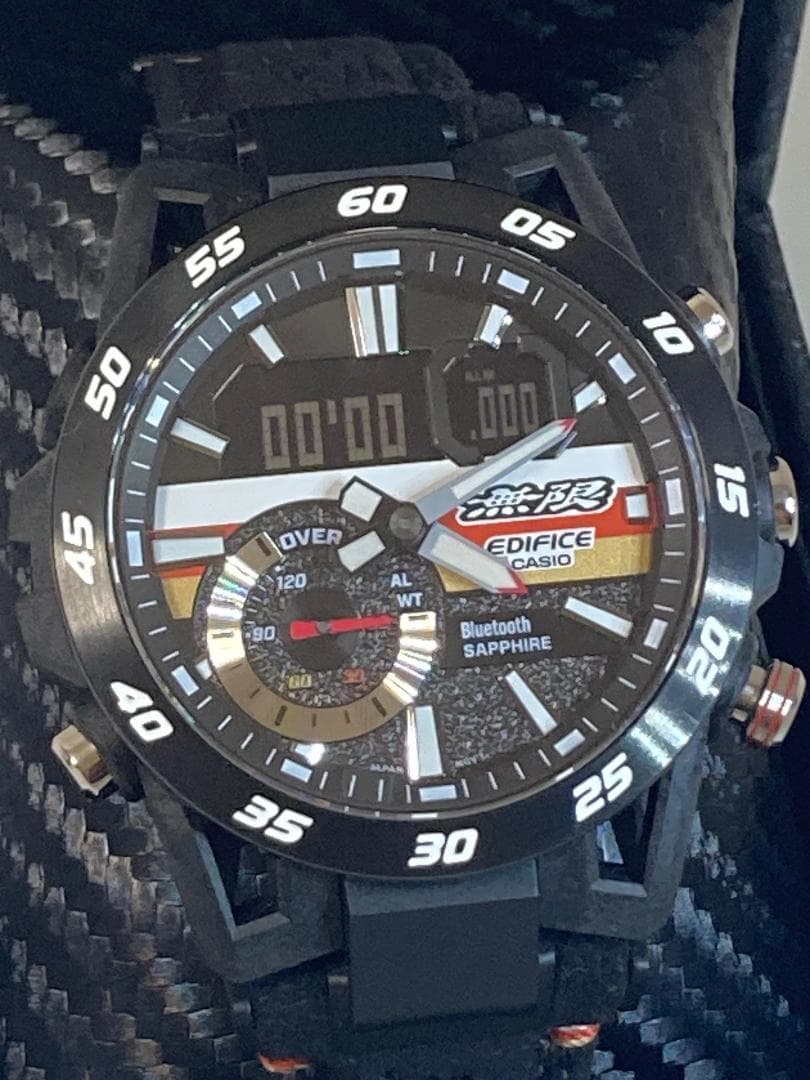 超美品 無限 CASIO EDIFICE ECB-40MU-1AJR